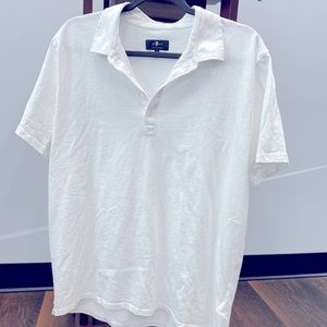 Men’s White Polo